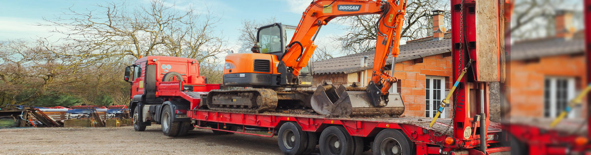 Terrassement, démolition et assainissement sur Agen, Nérac dans le Lot et Garonne.